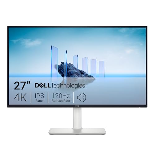 Dell 27″ 4K Monitor, IPS, 120Hz, FreeSync, Speakers