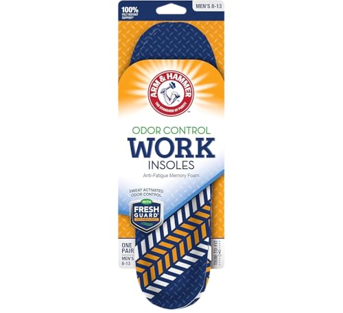 Arm & Hammer Memory Foam Work Insoles with Arch Support