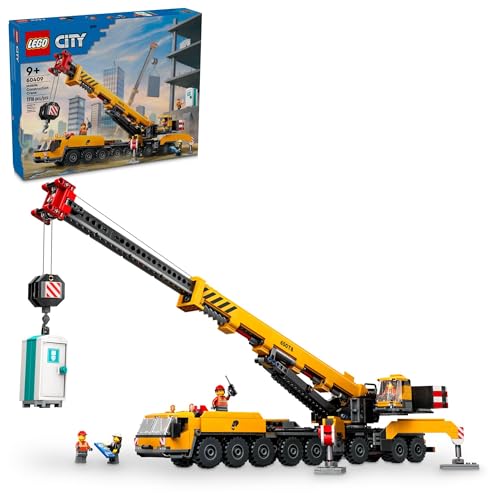LEGO City Mobile Construction Crane Toy for Ages 9+, 60409