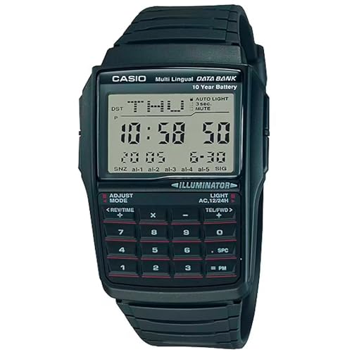 Casio Men’s Vintage Digital Data Bank Watch