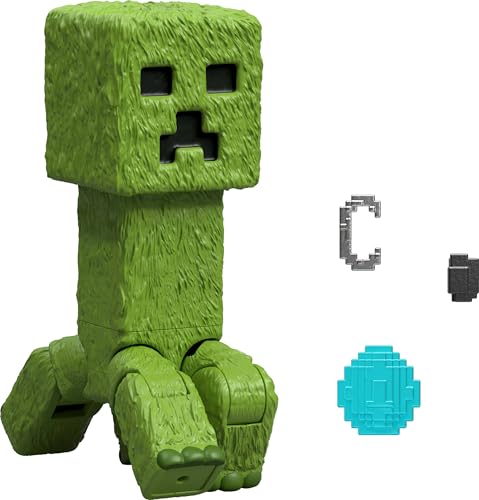 Minecraft Creeper 4-inch Posable Action Figure Set by Mattel