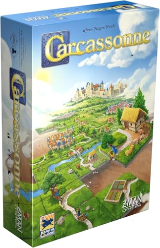 Asmodee Carcassonne: Family Tile Strategy Game, Ages 7+, 2-5 Players
