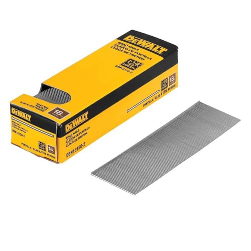 DEWALT 1.5″ 18 Gauge Brad Nails, 2500 Pack