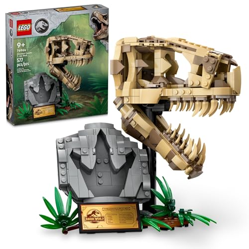 LEGO Jurassic World T Rex Skull Building Set, Ages 9+