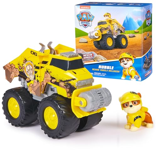 Paw Patrol: Rubble’s Transforming Bulldozer Toy Truck, Ages 3+