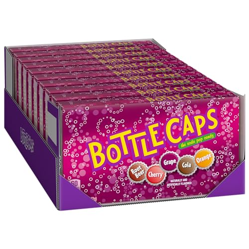 Wonka Fizzy Bottle Caps Candy, 5oz Boxes (10 Pack)