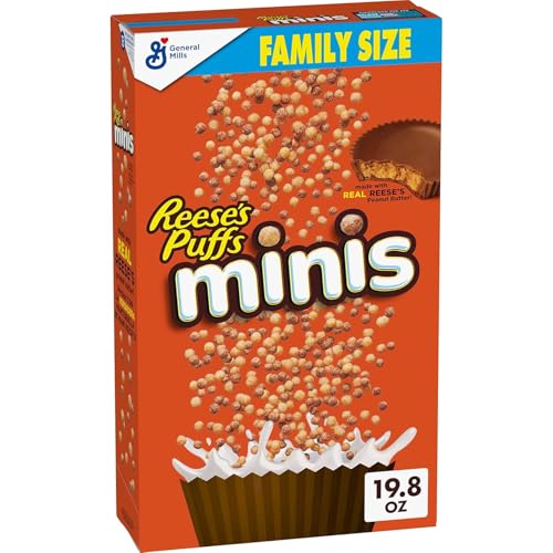 Reese’s Puffs Minis Chocolate Peanut Butter Cereal, 19.8 OZ