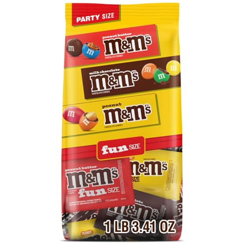 M&M’S Fun Size Assorted Chocolate Candy Variety Pack, 19.41 Oz