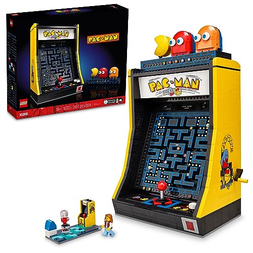 LEGO Icons PAC-Man Arcade Building Set – Collectible Decor 10323