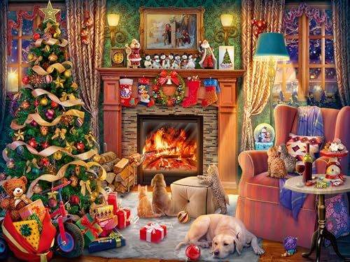 Ravensburger 1500-Piece Christmas Eve Puzzle – Holiday Scene