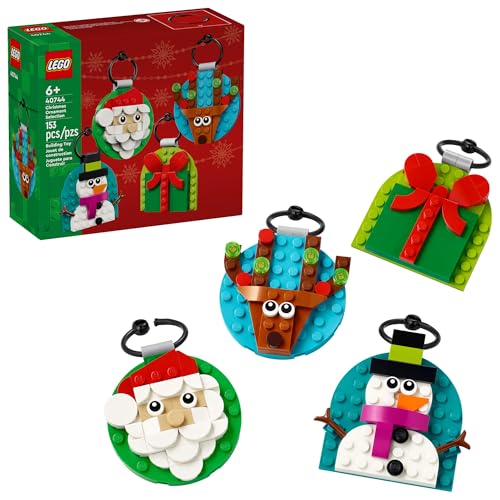 LEGO Christmas Ornament Building Toys – Ages 6+ – 40744