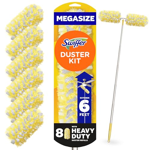 Swiffer Duster Kit, Extendable Handle, 8 Refills