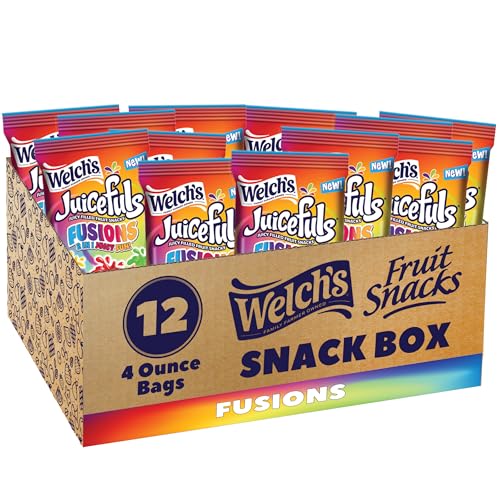 Welch’s Juicefuls Fusions, Assorted Fruit, Gluten-Free, 4oz, 12-Pack