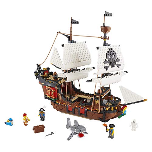LEGO Creator 3-in-1 Pirate Ship Set, Ages 9+, 31109