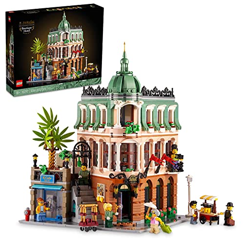 LEGO Icons Boutique Hotel Model Kit – Ages 18+ Display