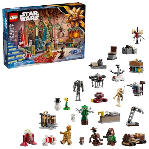 LEGO Star Wars 2025 Advent Calendar with 24 Toys