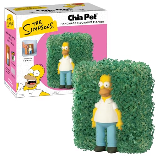 The Simpsons Homer Chia Pet Planter with Seeds – Novelty Gift