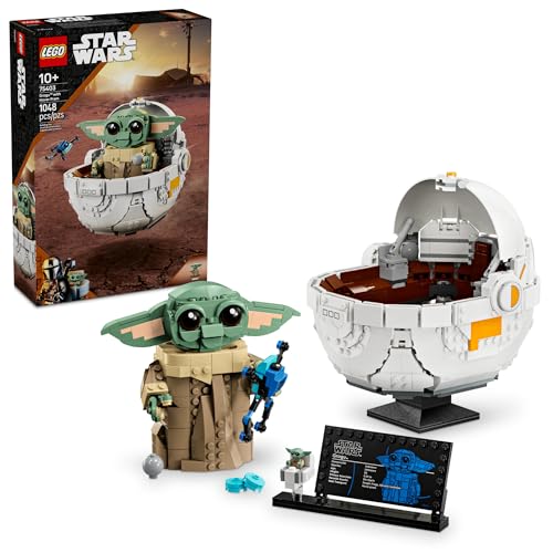 LEGO Star Wars Grogu with Hover Pram Toy Set – 75403