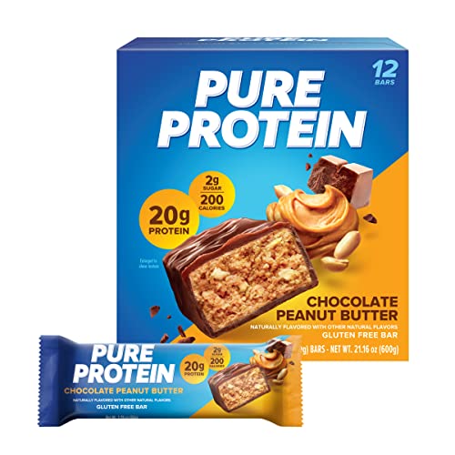 Pure Protein Bars, Chocolate Peanut Butter, 12 Count