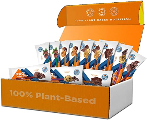 PROBAR Protein Bars, Non-GMO, Gluten-Free, 12-Pack Variety