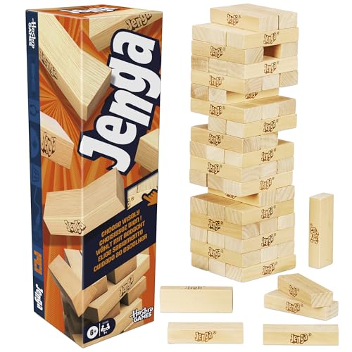 Hasbro Jenga Game with Digital Die | Ages 6+ | Party