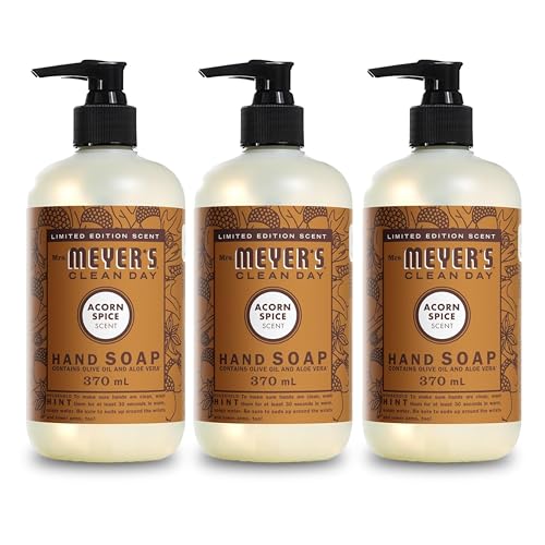 MRS. MEYER’S Acorn Spice Hand Soap, 12.5 oz, 3-Pack
