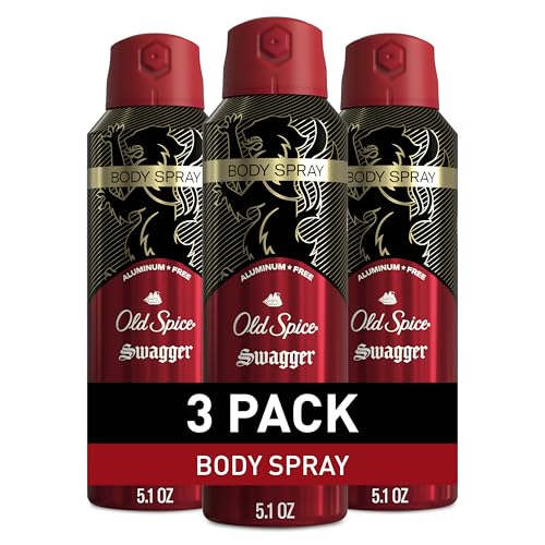 Old Spice Swagger Body Spray, Cedarwood Scent, 5.1 oz (3 Pack)