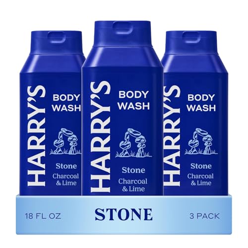 Harry’s Stone Body Wash 3 Pack, 18 fl oz, Paraben-Free