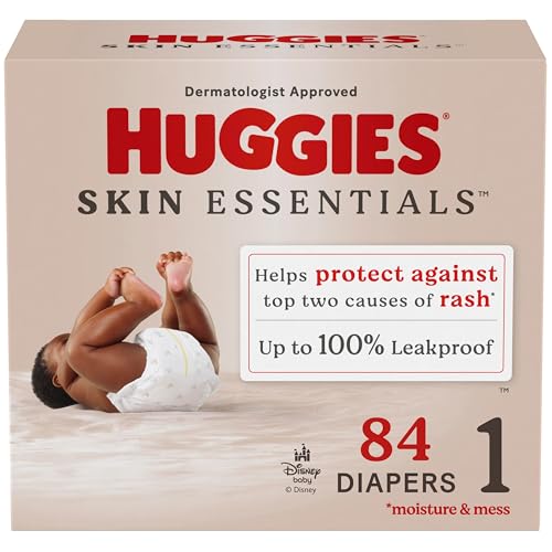 Huggies Baby Diapers, Size 1 (8-14 lbs), 84 Count