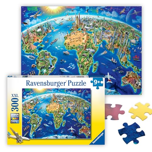 Ravensburger 300-Piece World Landmarks Jigsaw Puzzle for Ages 9+