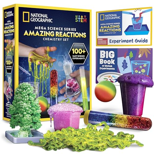 National Geographic Chemistry Set: 100+ Experiments, Crystal Growing