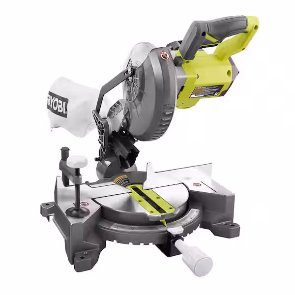 18V ONE Cordless 7-1/4 in. Compound Miter Saw with 4.0 Ah Lithium-Ion Battery and 18V Charger