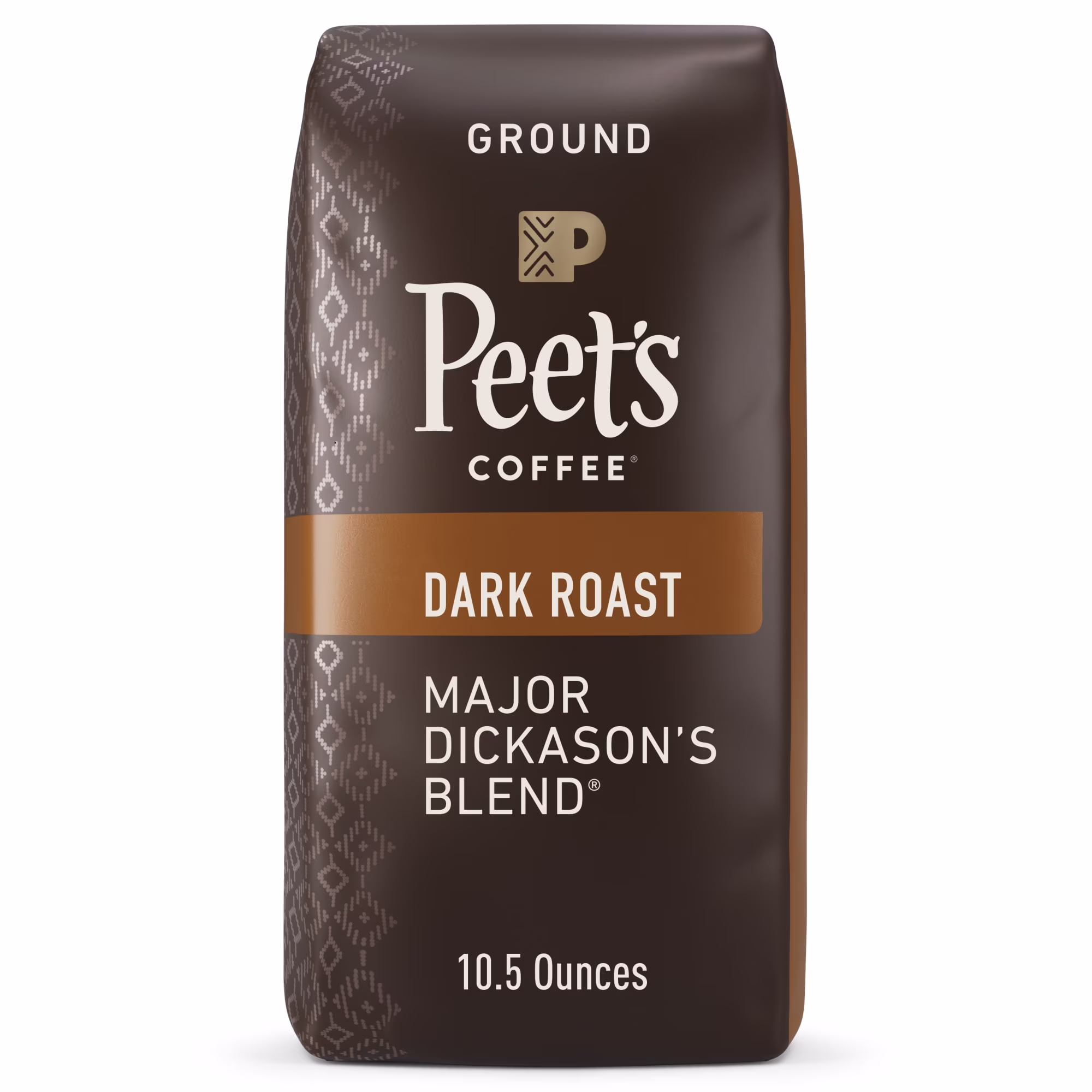 Peet’s Coffee Major Dickason’s Blend Premium Dark Roast Ground Coffee, Arabica, 10.5 oz