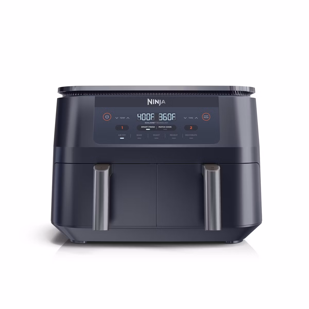 Ninja Foodi DZ090GY 6qt 2 Basket Air Fryer Gray