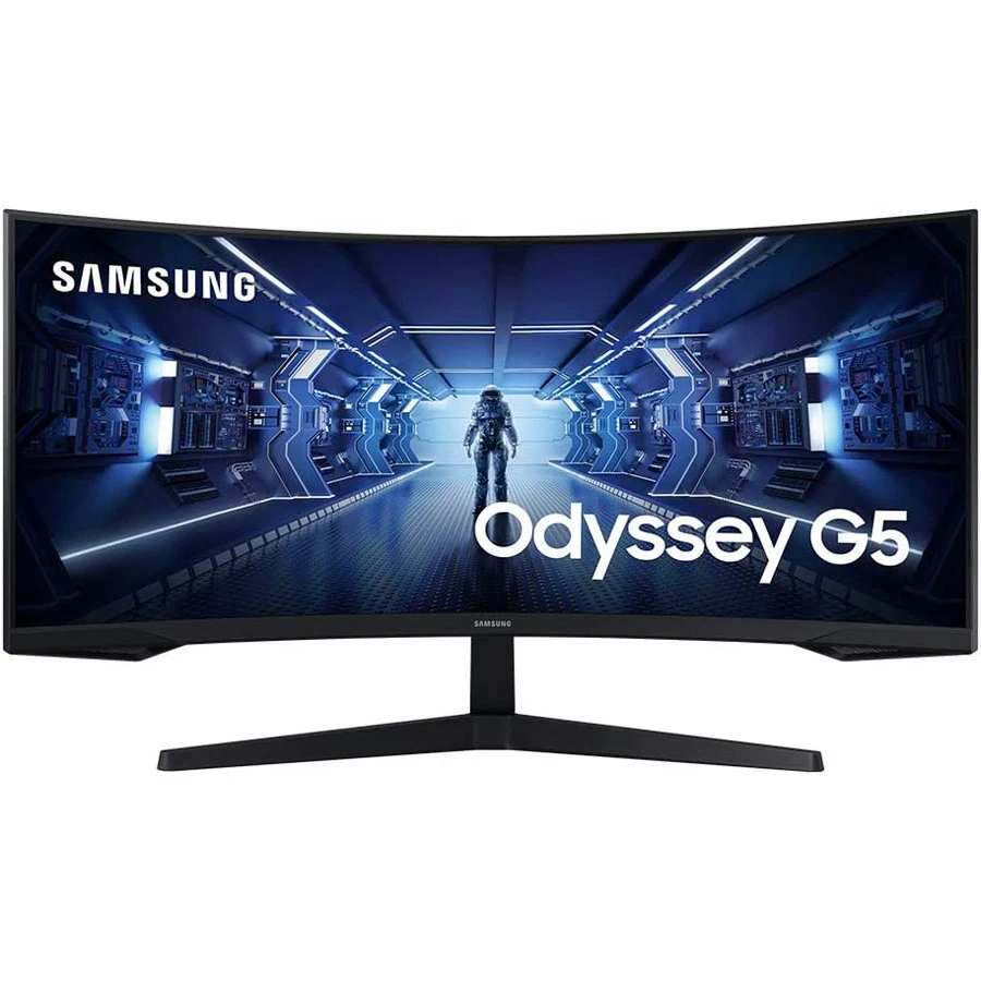 Samsung 34″ Odyssey G5 Ultra-Wide Curved Monitor,165Hz, 1ms, FreeSync