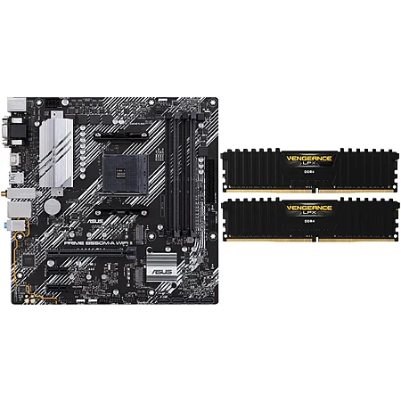 ASUS Prime B550M-A WiFi II AMD AM4 (3rd Gen Ryzen) Micro ATX Motherboard