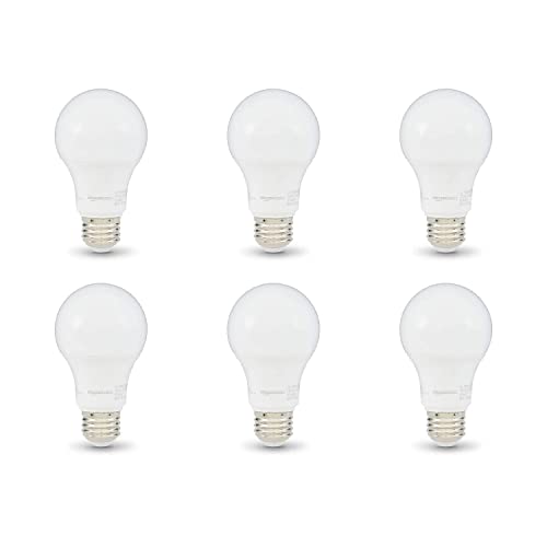 Amazon Basics Dimmable LED Bulbs, 60W Equivalent, 6-Pack