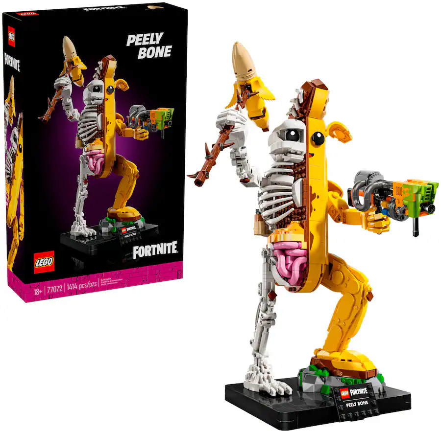 LEGO – Fortnite Peely Bone – Collectible Kit for Adults 77072
