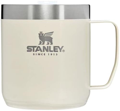 STANLEY 12 oz Insulated Stainless Steel Camp Mug – Cream