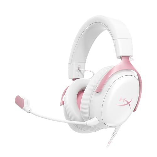 HyperX Cloud III Wired Gaming Headset – Pink, Multi-Platform