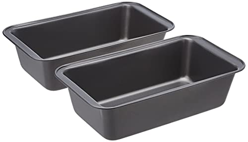 Amazon Basics 9.5″x5″ Bread Loaf Pans, Set of 2