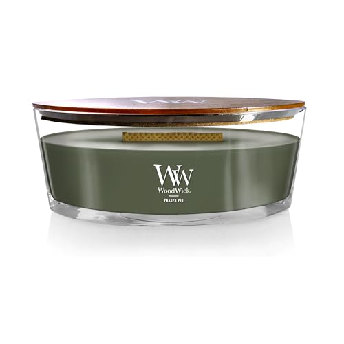 WoodWick Fraser Fir 16 oz Crackling Ellipse Candle Gift