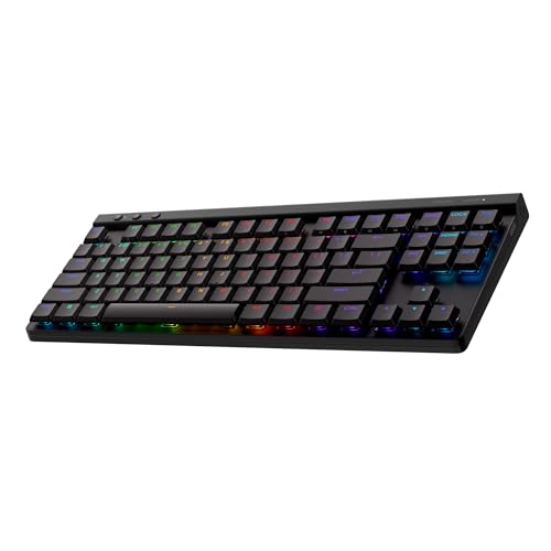 Logitech G515 TKL Wireless Gaming Keyboard, RGB, Red Switches