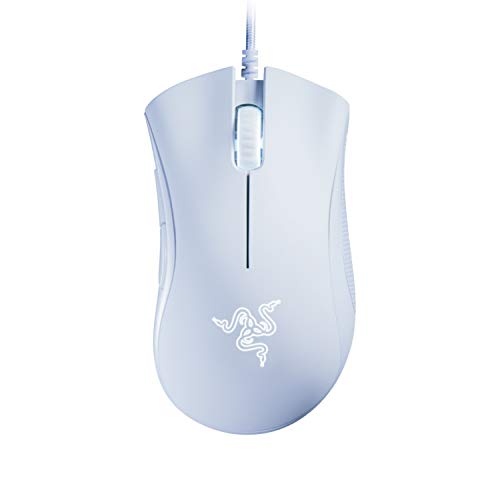 Razer DeathAdder Essential Gaming Mouse: 6400 DPI, 5 Buttons, White
