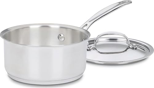 Cuisinart 1.5 Quart Saucepan, Stainless Steel, 719-16