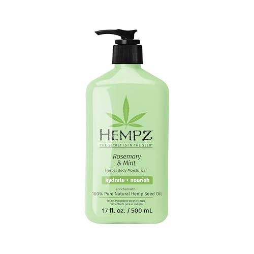 HEMPZ Rosemary & Mint Moisturizer, 17 Oz – Hydrates & Nourishes Skin