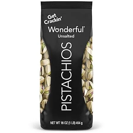 16-Oz Wonderful Pistachios In Shell (5 for $26.20)