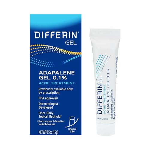 Differin Acne Gel, 30-Day Retinoid Treatment, 15g Tube