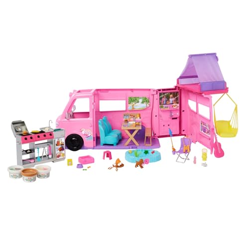 Barbie Dream Camper 2025 Playset with Tent & Accessories