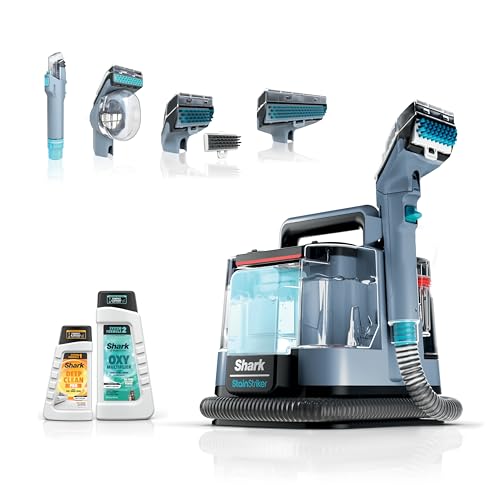 Shark StainStriker Portable Carpet & Upholstery Cleaner, Nordic Blue